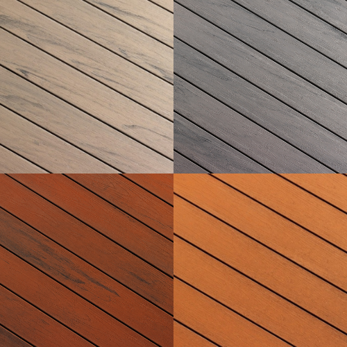 Sample colours of TruNorth Composite decking