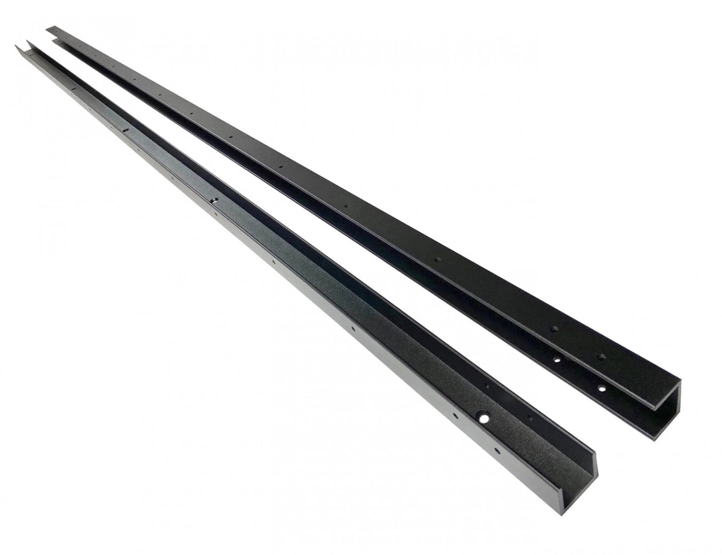 TruNorth Slide & Go Enviro Composite Fence Black Horizontal Channel Kit 6'