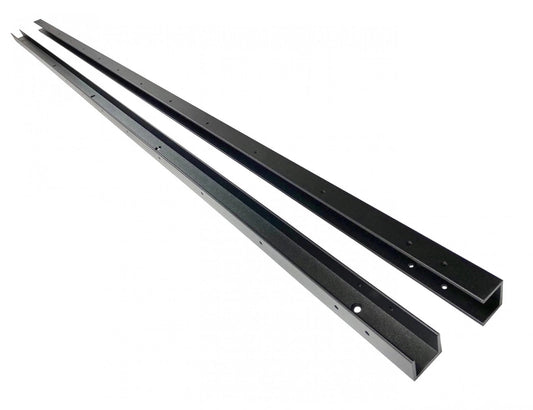 TruNorth Slide & Go Enviro Composite Fence Black Horizontal Channel Kit 6'