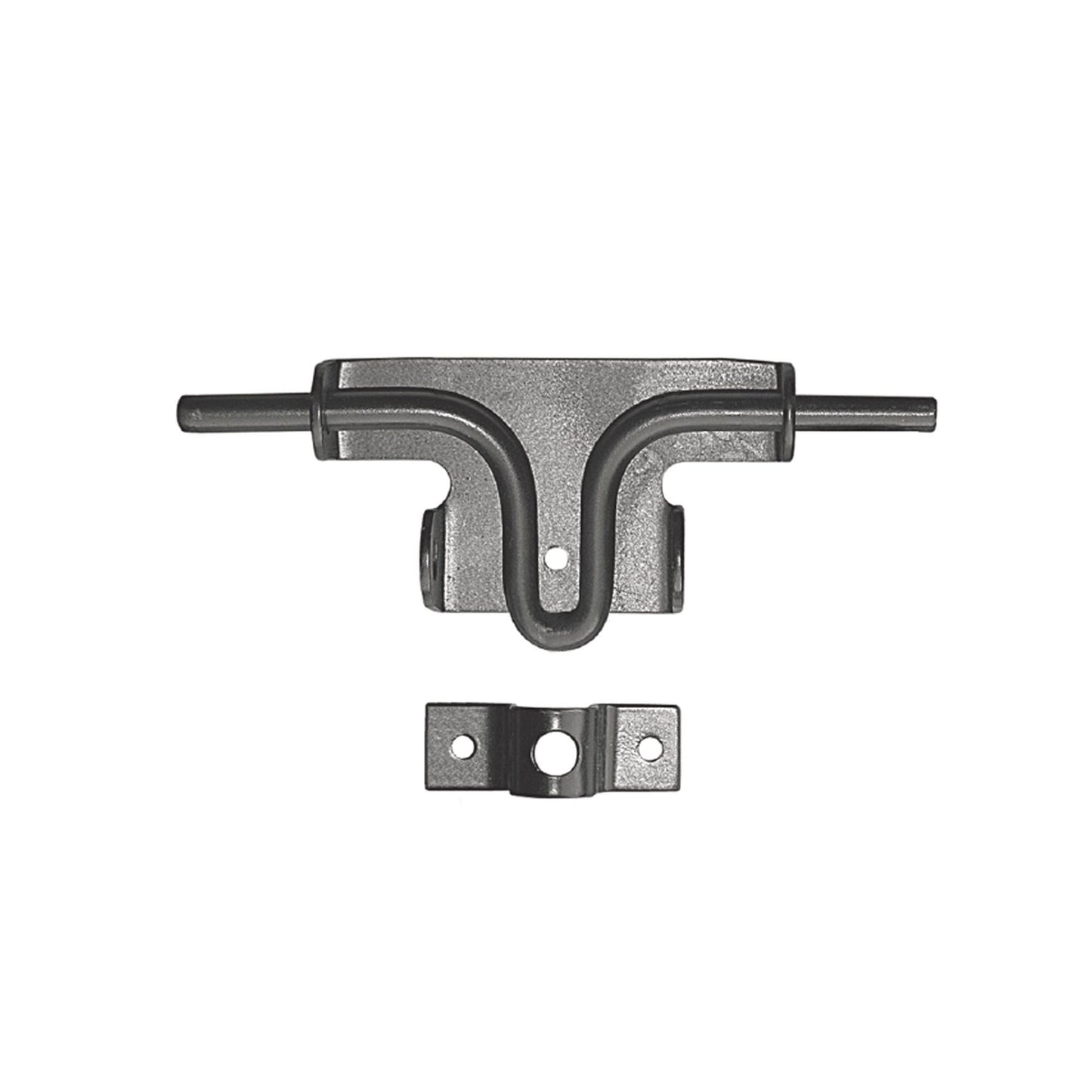 Black Galvanized Steel Slide Bolt Latch