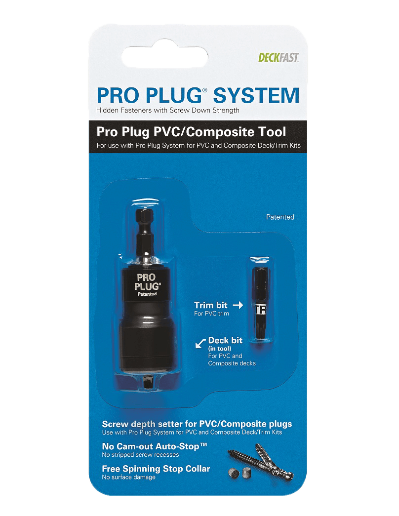 Starborn Pro Plug System For Trex PVC Decking - 25 Sq Ft Coverage With Color-Matched Plugs