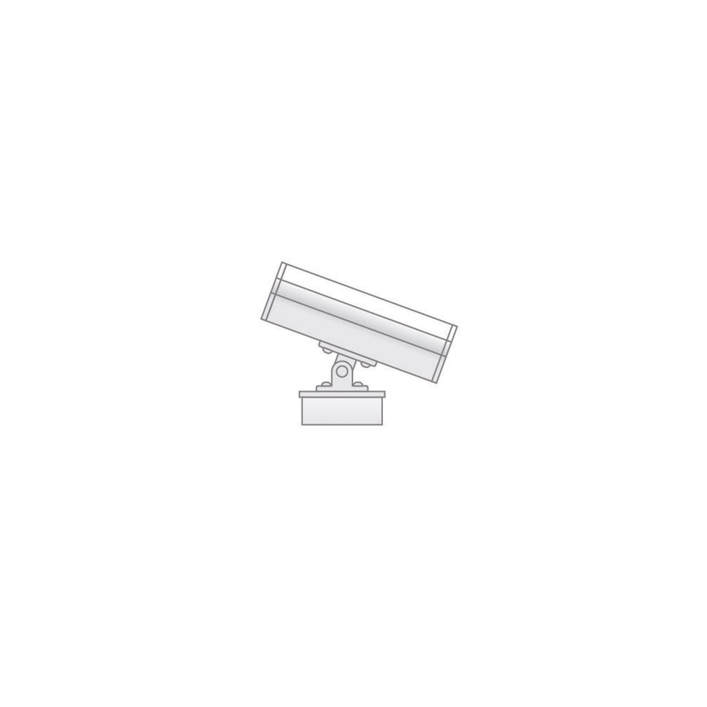 White Aluminum In-Line Stair Post Cap for Smooth Continuous Line Railing
