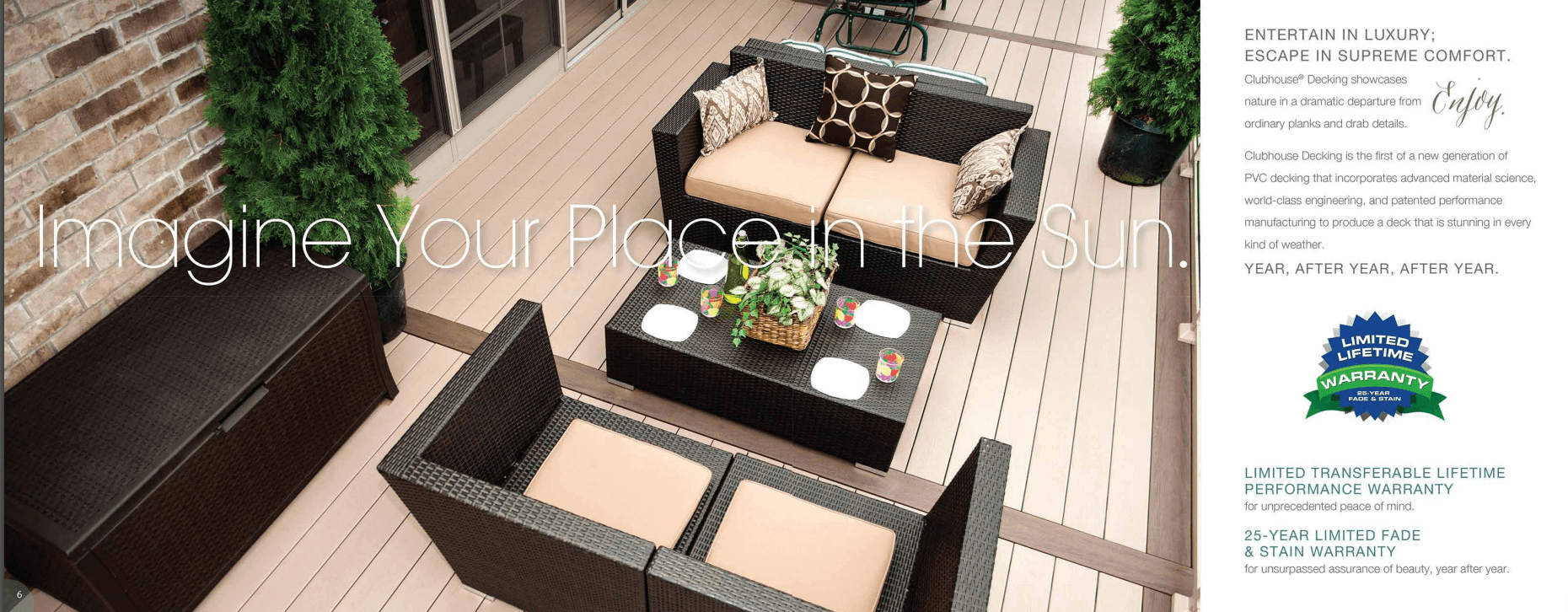 Clubhouse Ultra Premium PVC Decking