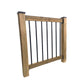 Pre-Drilled Black Baluster Railing Kit 6' Long | For 42″ High Railing