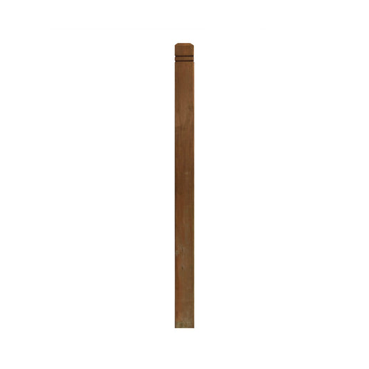 Decorative Post for Deck Railings Brown Pressure Treated 4″ x 4″ x 54″