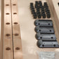 Pre-Drilled Black Baluster Railing Kit 6' Long | For 42″ High Railing