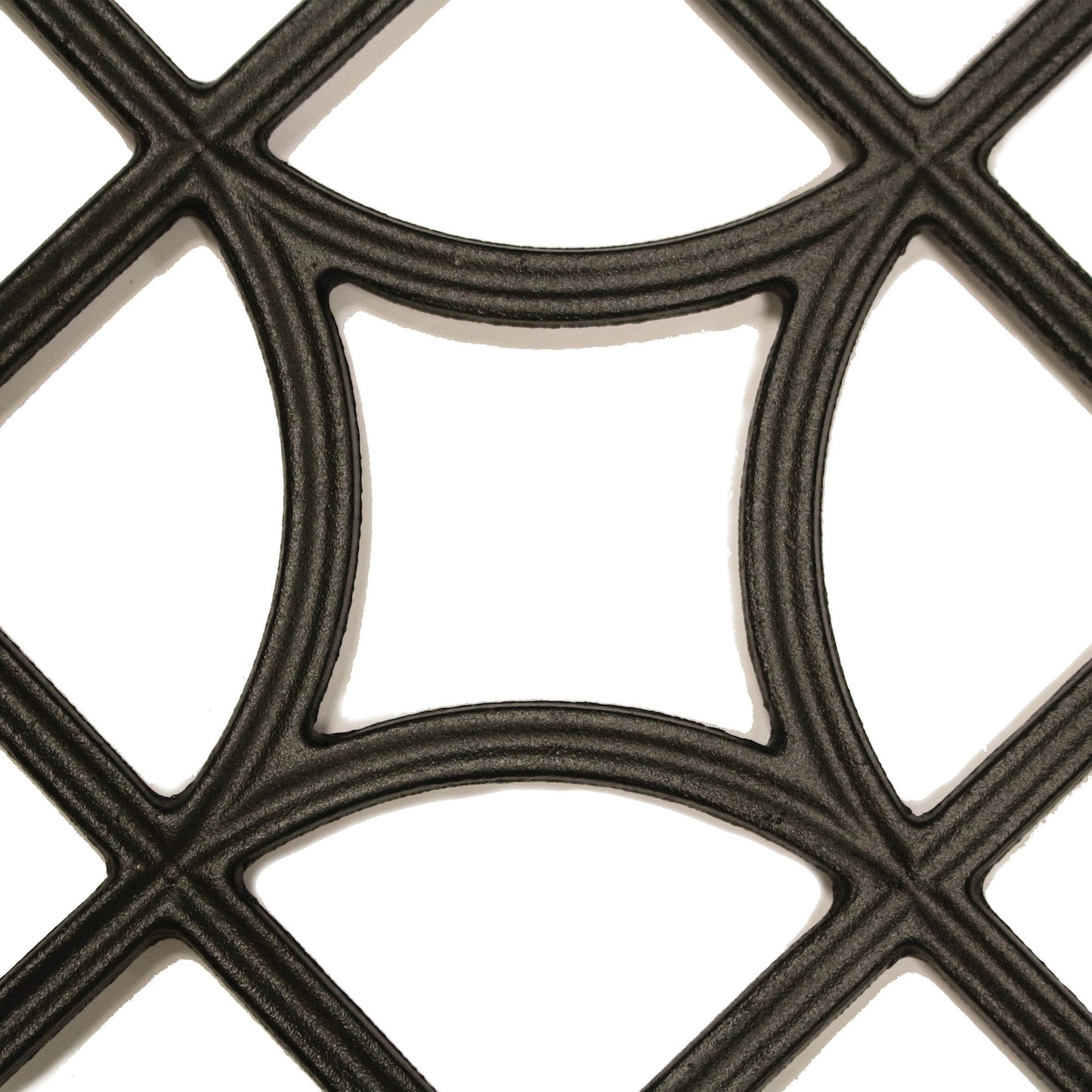 Square/Diamond Black Cast Aluminum Fence & Gate Insert – 15″ x 15″