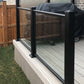 30" x 42" Tempered Glass Railing Panel For Our Aluminum Glass Rail Kits
