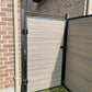 TruNorth Slide & Go Enviro Composite Fence Black Aluminum Post With Cap 4" x 4" x 10'-4" Long