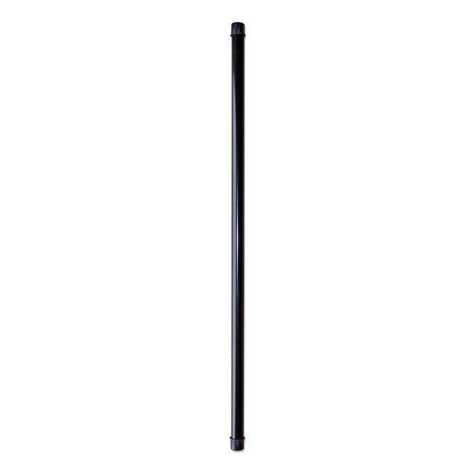 Round Balusters – 26″ Long x 3/4″ Diameter Black Round Tubing Galvanized Steel Balusters (10 pcs)