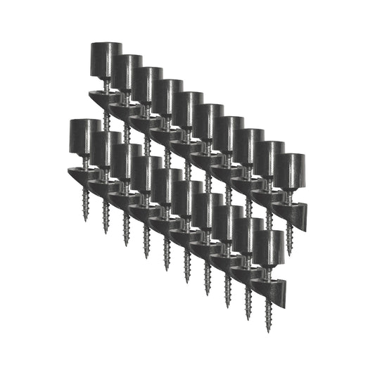 Surface Mount Stair Rail Connectors (20 pcs) for 3/4″ Round Balusters