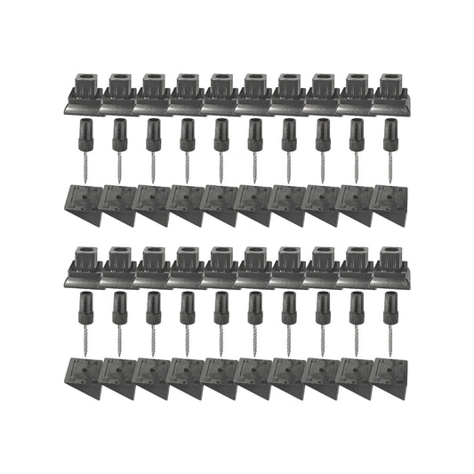 Surface Mount Stair Rail Connectors (20 pcs) for 3/4″ Square Balusters