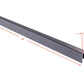 TruNorth Slide & Go Enviro Composite Fence Black Cap Rail 6'