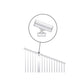 White Aluminum In-Line Stair Post Cap for Smooth Continuous Line Railing