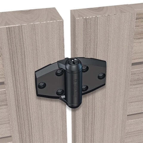 TruNorth Slide & Go Enviro Composite Fence Black Gate Extra Hinge Kit (2 pcs.)